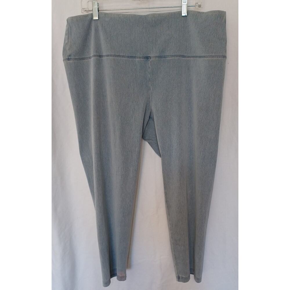 Caffe Marrakesh Ultra Tummy Control Gray Women's Sz 2x Inseam 24" Leggings A 150